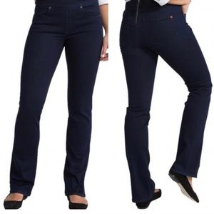 SPANX SIGNATURE WAIST SLIM BOOTCUT JEANS MIDNIGHT